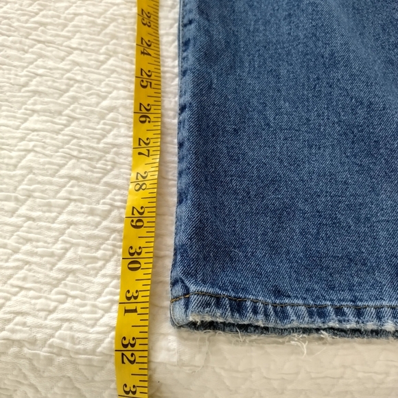 One Teaspoon Jackson Mid Waist Wide Leg Denim Jeans Rosewood Sz 25 - Picture 11 of 11